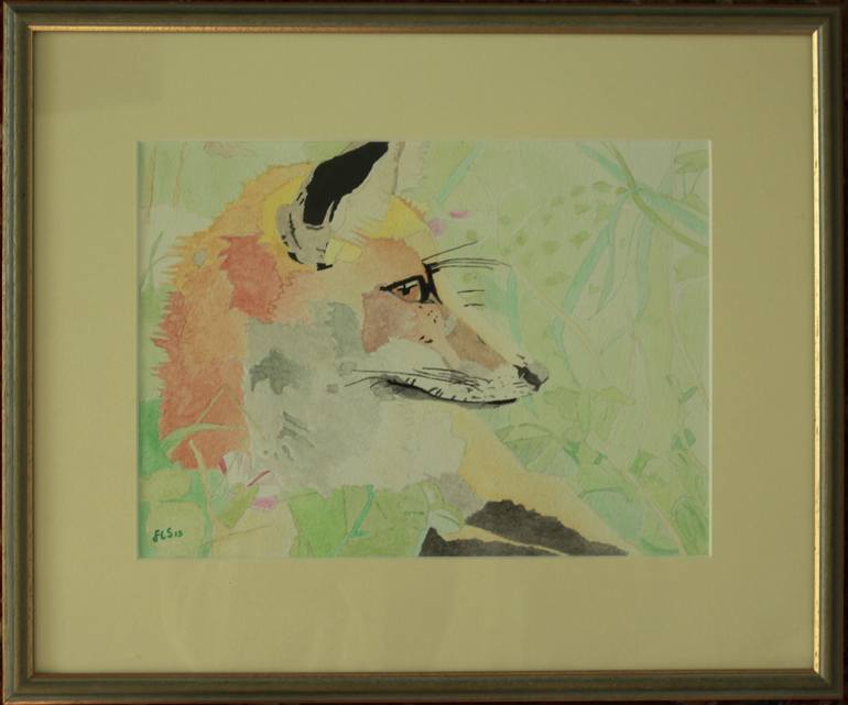 Original Fine Art Animal Painting by Freya Laetitia Stinton