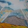 The Black Mountains was created with acrylics on canvas.

It is a box canvas and I have continued the painting around the edges, therefore this artwork does not require a frame and is ready to hang on your wall.

This painting was made during December 2018 & January 2019.

The finished painting has been sprayed with Winsor & Newton Satin Varnish.

Artistic Tones: Green, Yellow, Orange, Brown, Blue, Purple & White.

Dimensions: H:27.5 x W:35.5 x D:3.5cm