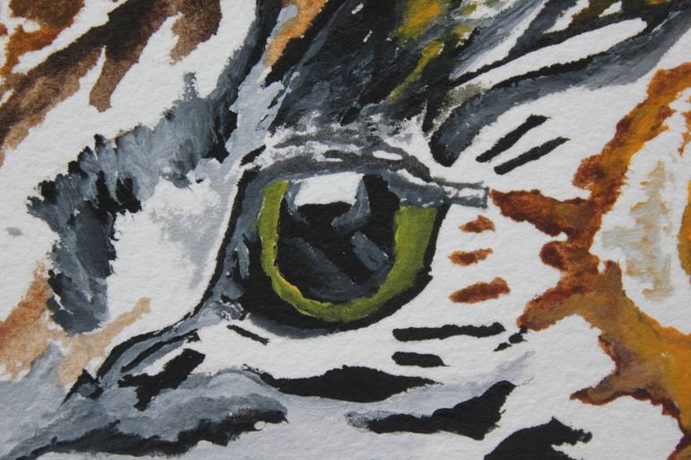 Original Illustration Cats Painting by Freya Laetitia Stinton