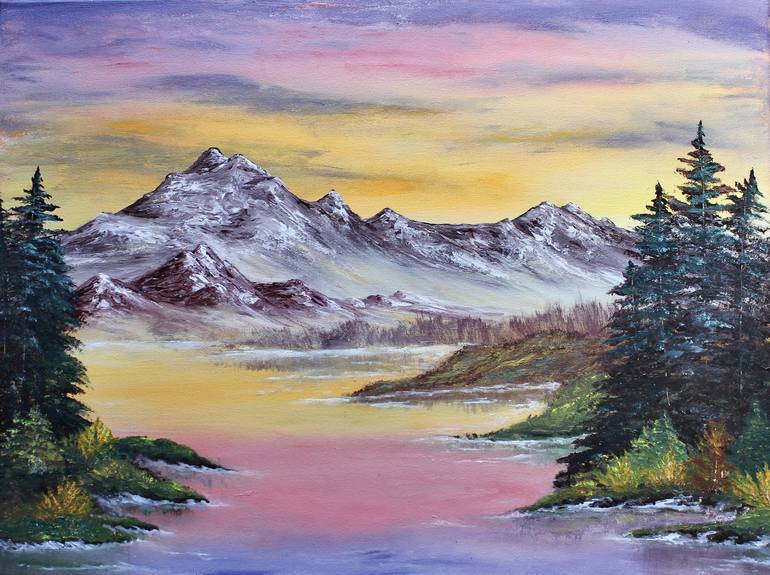 Print of Impressionism Landscape Paintings by Freya Laetitia Stinton