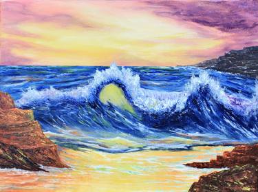 Original Seascape Paintings by Freya Laetitia Stinton