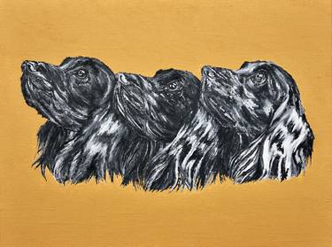 Print of Illustration Dogs Paintings by Freya Laetitia Stinton