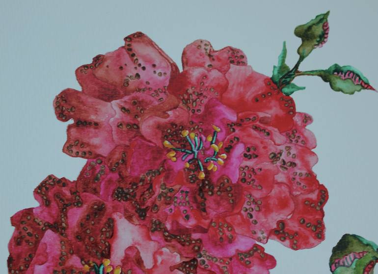 Original Floral Painting by Freya Laetitia Stinton