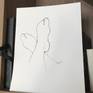 It's the best feeling in the world to be able to kick off your shoes and prop your feet up at the end of a long day. Original line drawing with no prints made. Drawn on a true white paper with a linen texture.