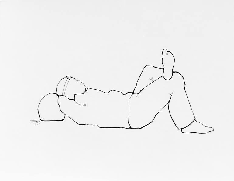 How to Draw a Person Lying Down 