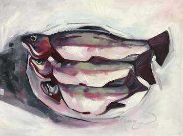 Original Fine Art Fish Paintings by Tawna Allred