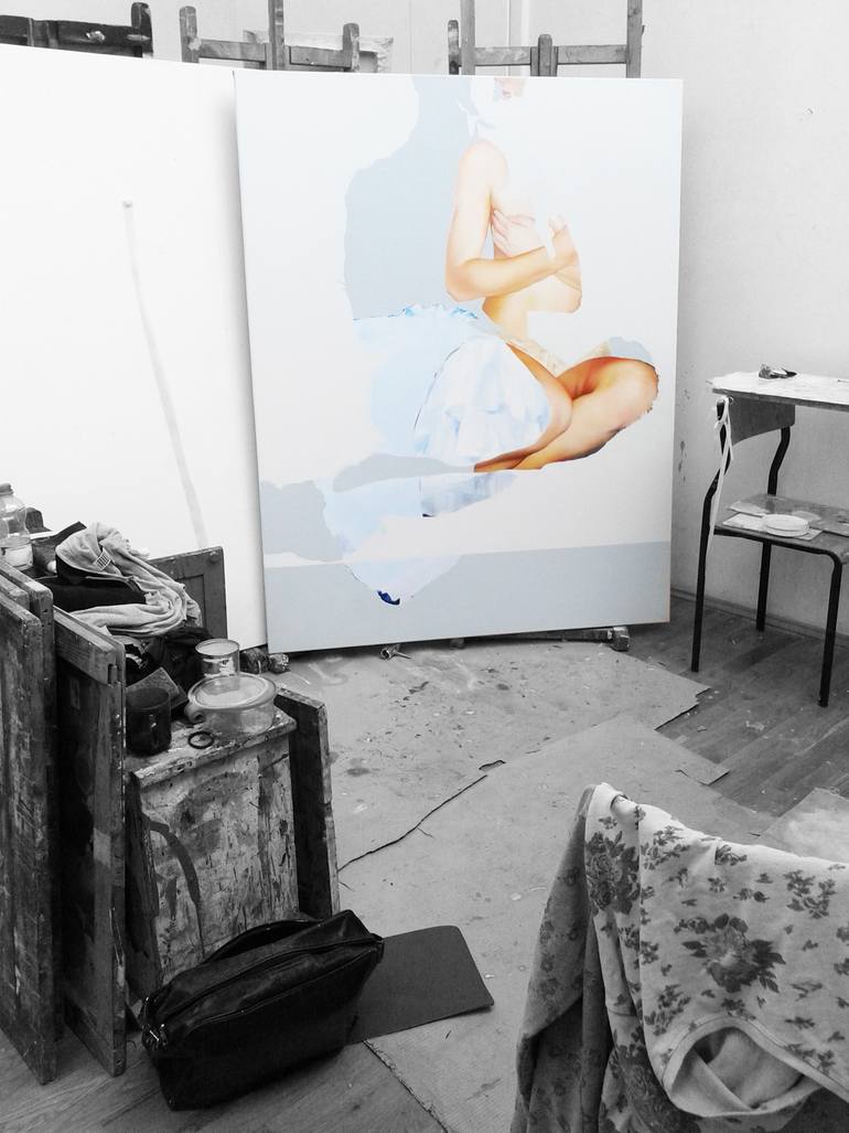 Original Modernism Women Painting by Sylwia Zdzichowska