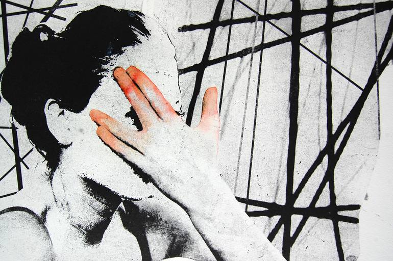 Original Figurative Women Printmaking by sylwia zdzichowska