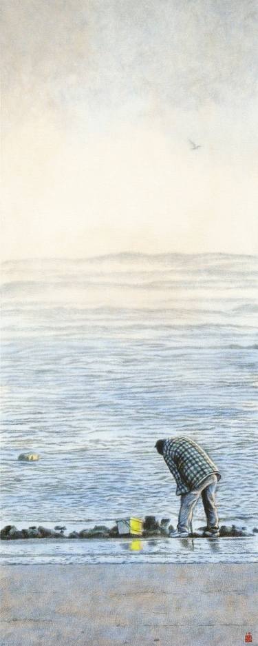 Print of Figurative Beach Paintings by Hideyuki Sobue