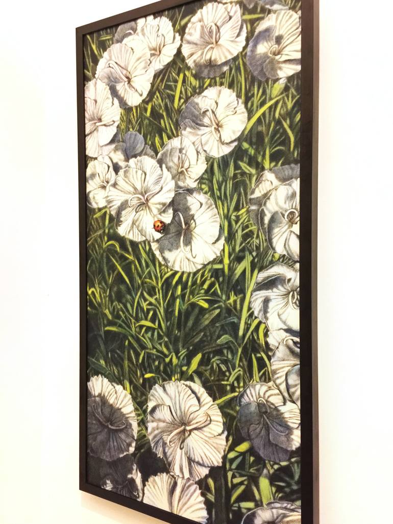 Original Floral Painting by Hideyuki Sobue