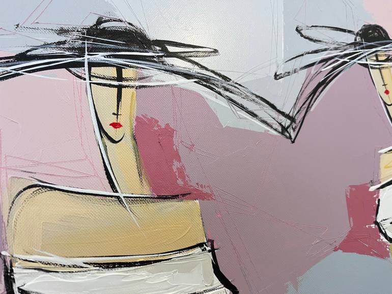 Original Figurative Fashion Painting by Olivier Messas