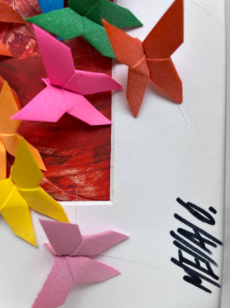 Original Cubism Aerial Collage by Olivier Messas