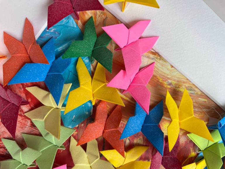 Original Cubism Aerial Collage by Olivier Messas