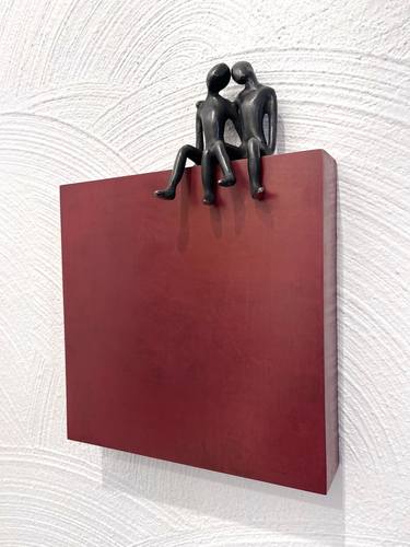 Original Fine Art Love Sculpture by Olivier Messas