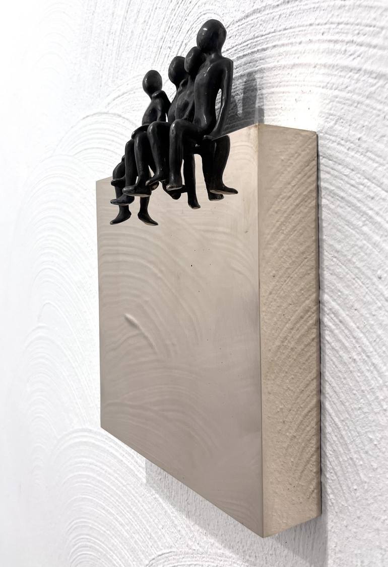 Original Family Sculpture by Olivier Messas