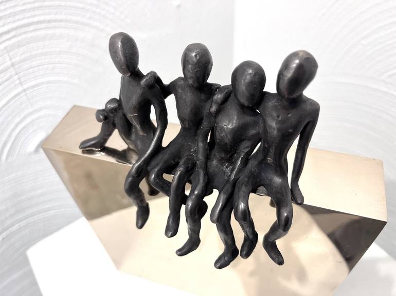 Original Contemporary Family Sculpture by Olivier Messas