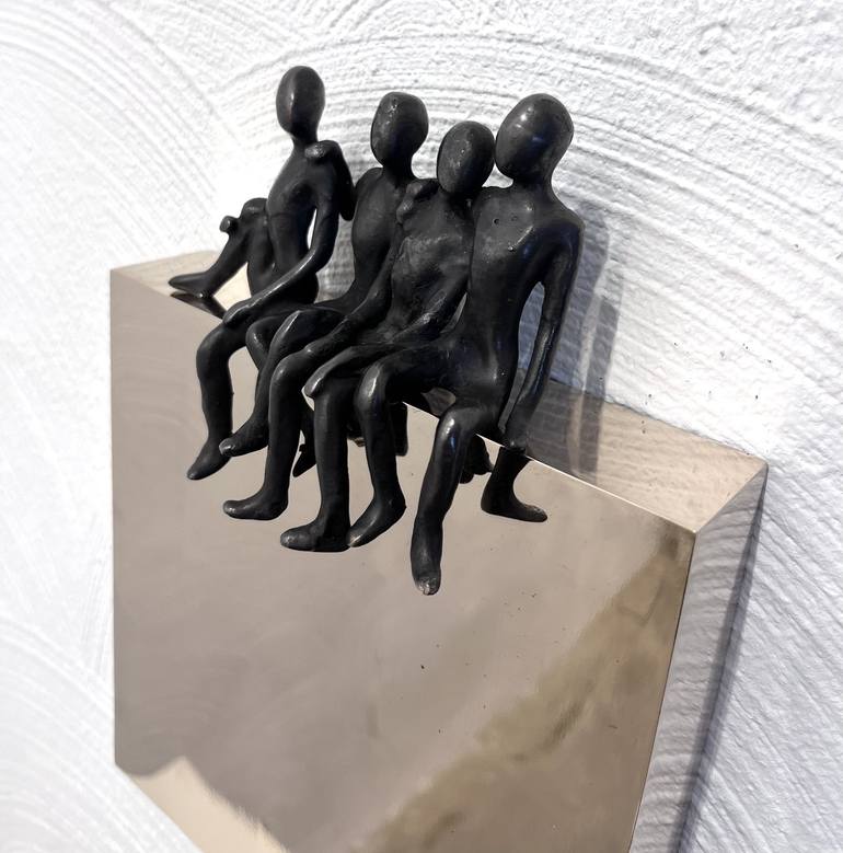 Original Family Sculpture by Olivier Messas