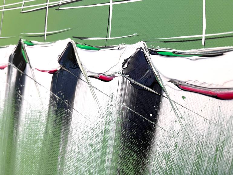 Original Figurative Boat Painting by Olivier Messas