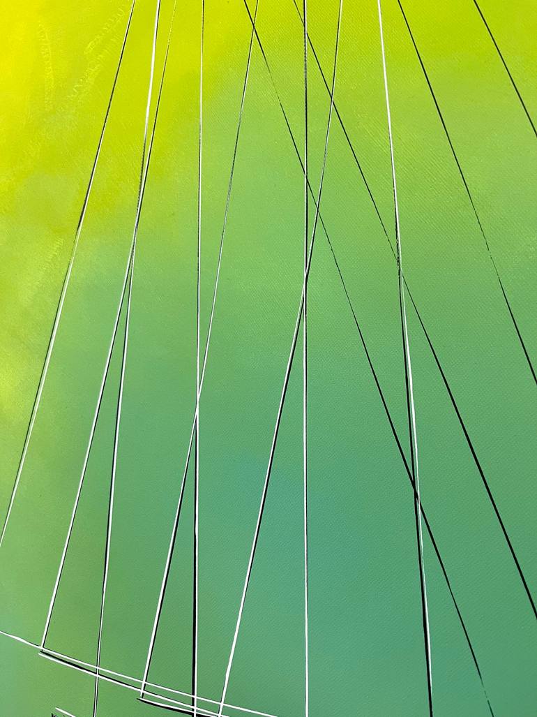 Original Figurative Boat Painting by Olivier Messas