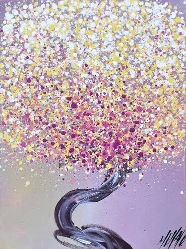 Print of Abstract Tree Paintings by Olivier Messas