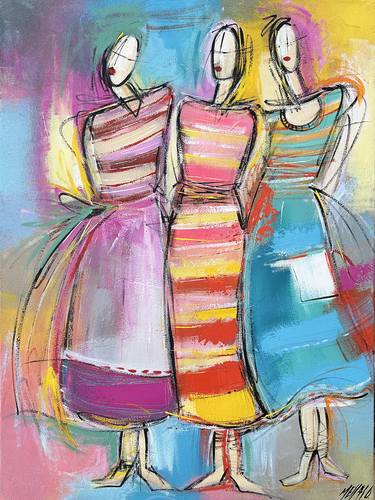 Print of Figurative Fashion Paintings by Olivier Messas