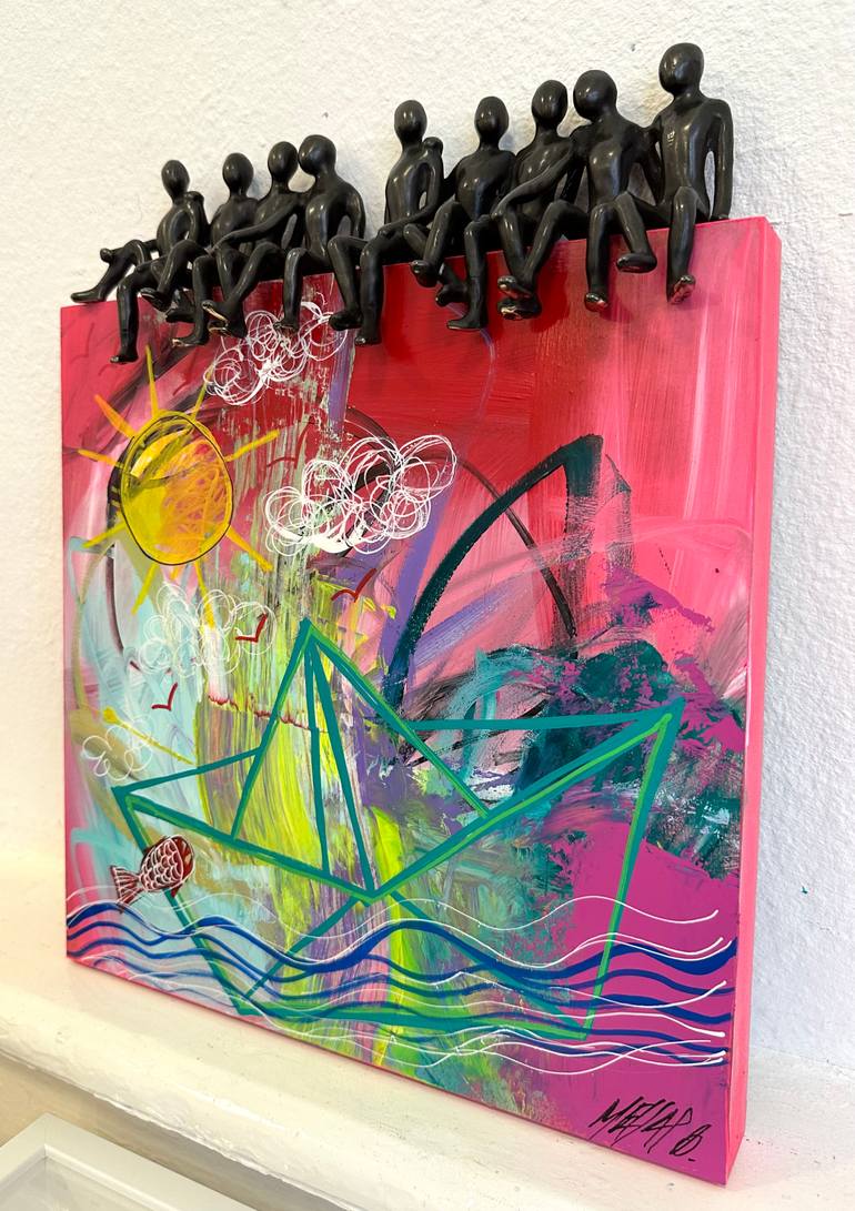 Original Contemporary Family Sculpture by Olivier Messas