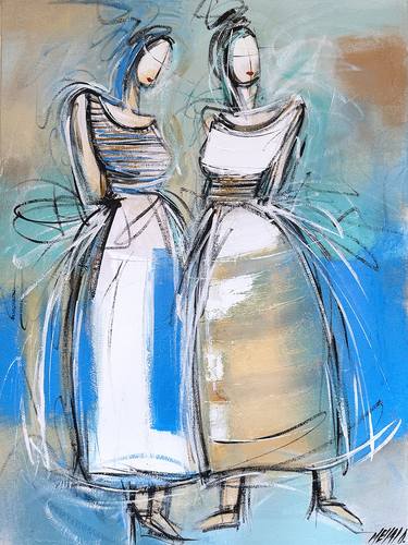 Original Fashion Paintings by Olivier Messas