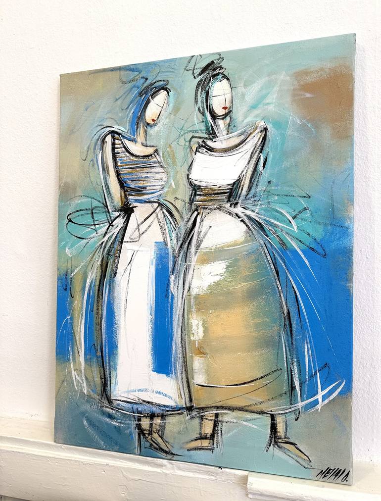 Original Fashion Painting by Olivier Messas