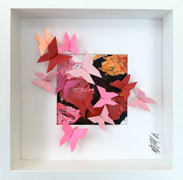 Print of Floral Collage by Olivier Messas