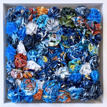 Original Floral Collage by Olivier Messas