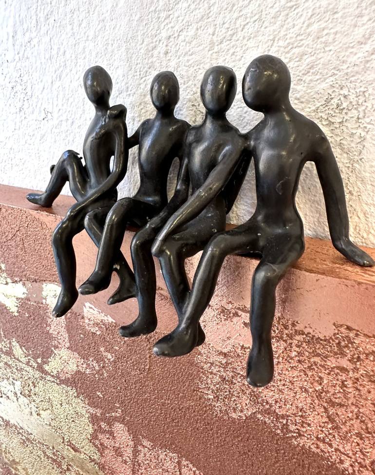 Original Family Sculpture by Olivier Messas