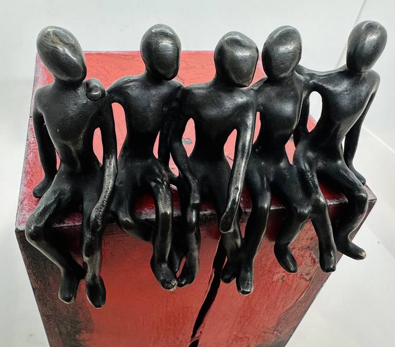 Original Figurative Children Sculpture by Olivier Messas