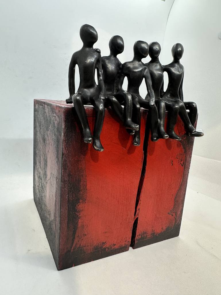 Original Figurative Children Sculpture by Olivier Messas