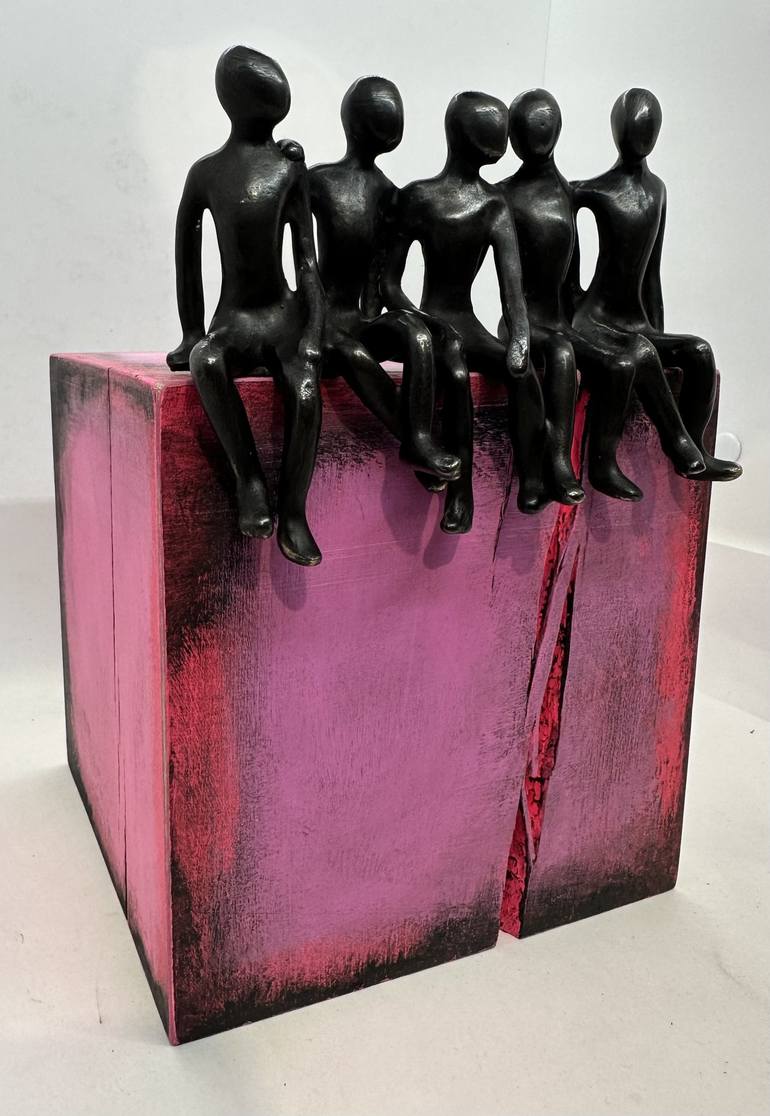 Original Figurative Children Sculpture by Olivier Messas