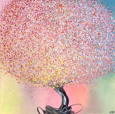 Original Fine Art Tree Paintings by Olivier Messas