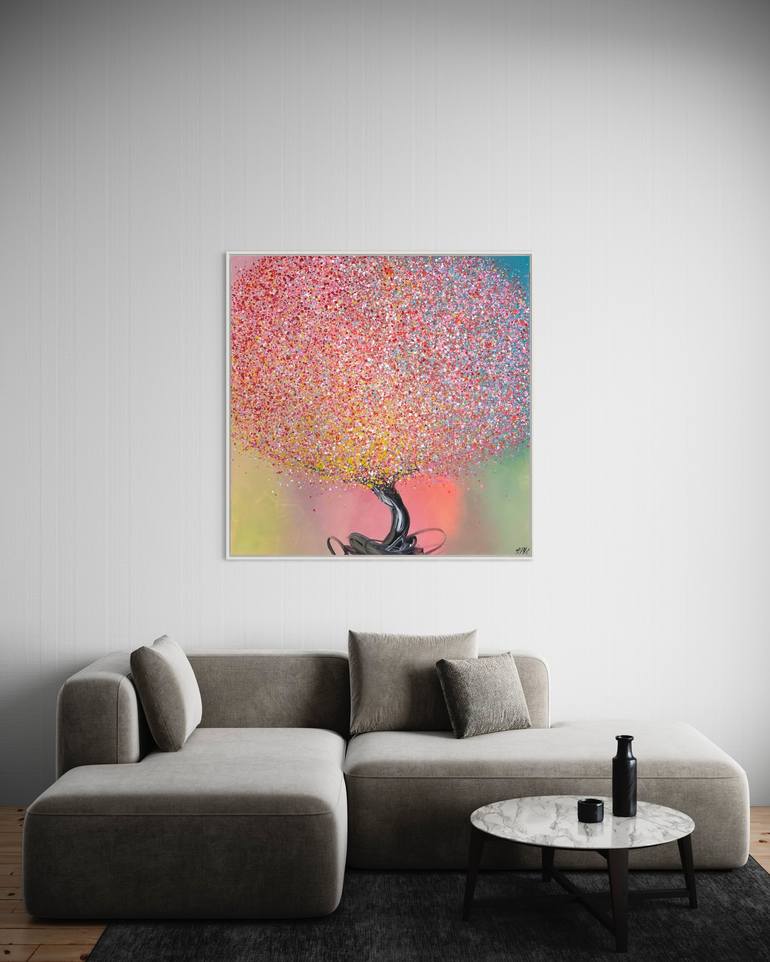 Original Illustration Landscape Painting by Olivier Messas