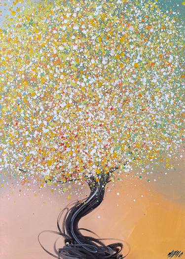 Original Abstract Tree Paintings by Olivier Messas
