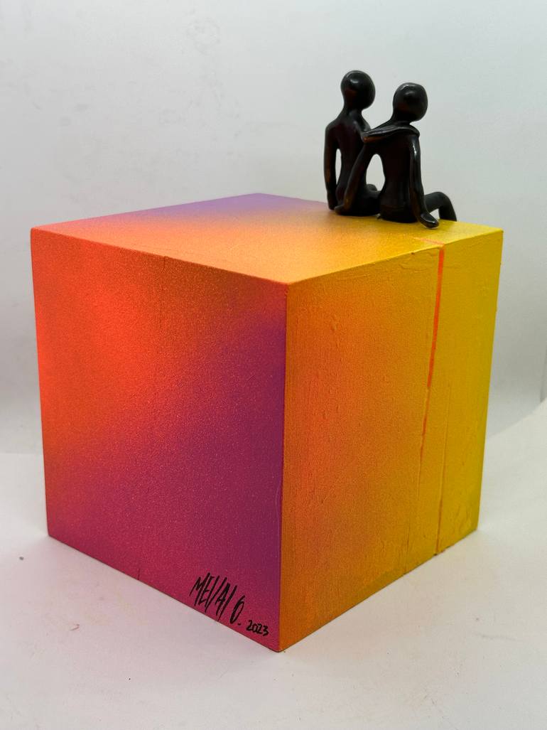 Original Cubism Children Sculpture by Olivier Messas