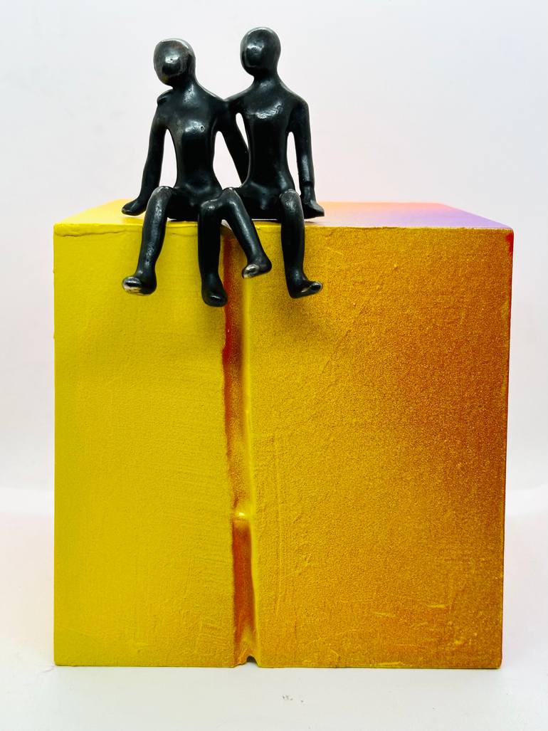 Original Cubism Children Sculpture by Olivier Messas