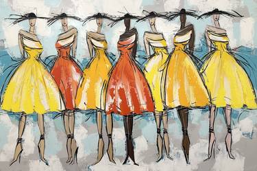 Print of Figurative Fashion Paintings by Olivier Messas