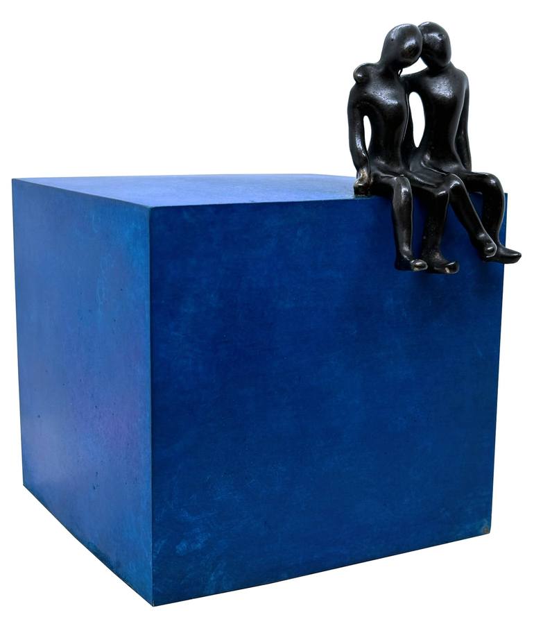 A life together… (blue cube) - Print