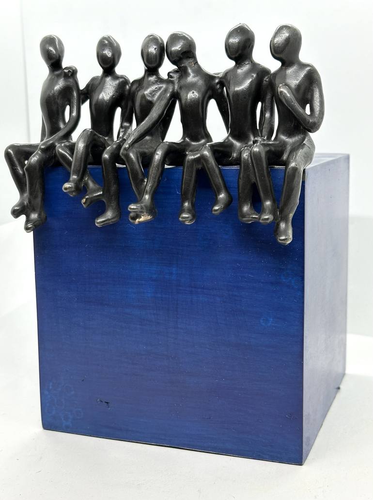 Original Family Sculpture by Olivier Messas