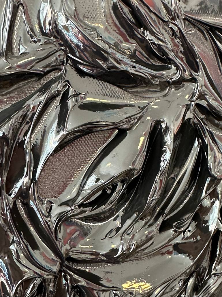 Original Fine Art Abstract Painting by Olivier Messas