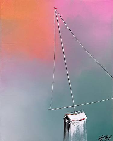 Original Sailboat Paintings by Olivier Messas