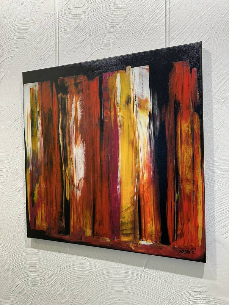 Original Abstract Expressionism Abstract Painting by Olivier Messas