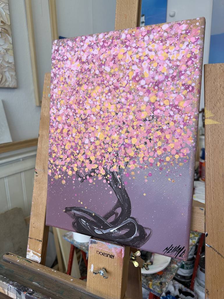 Original Abstract Landscape Painting by Olivier Messas