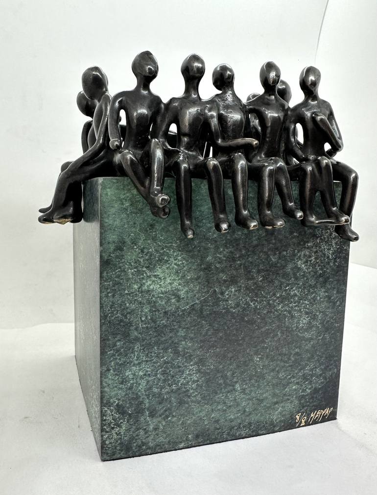 Original 3d Sculpture People Sculpture by Olivier Messas