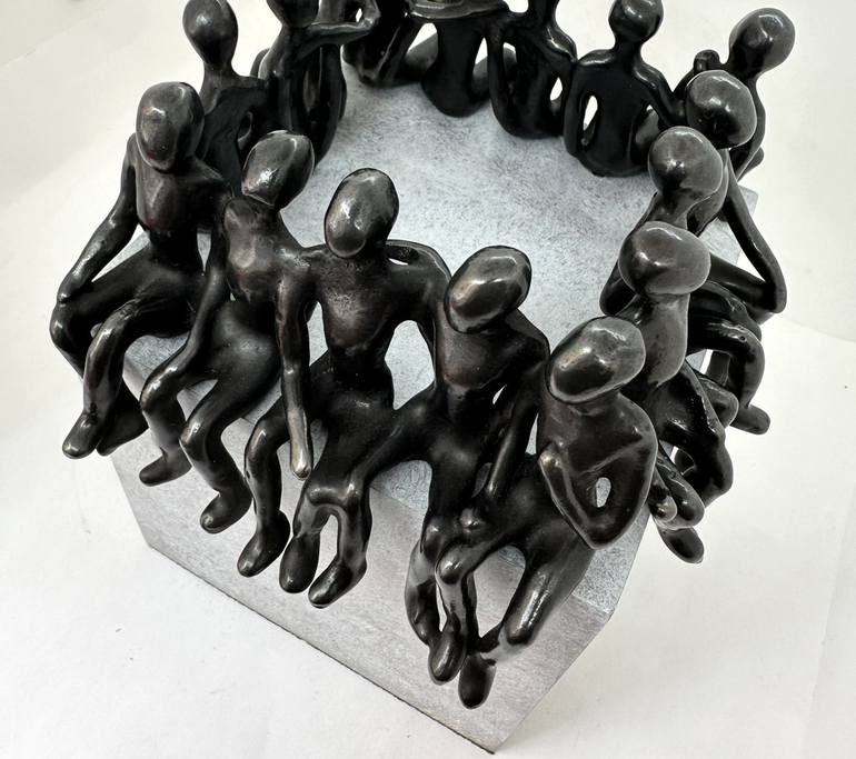 Original 3d Sculpture People Sculpture by Olivier Messas