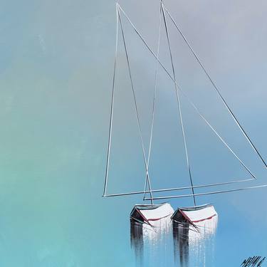 Original Sailboat Paintings by Olivier Messas