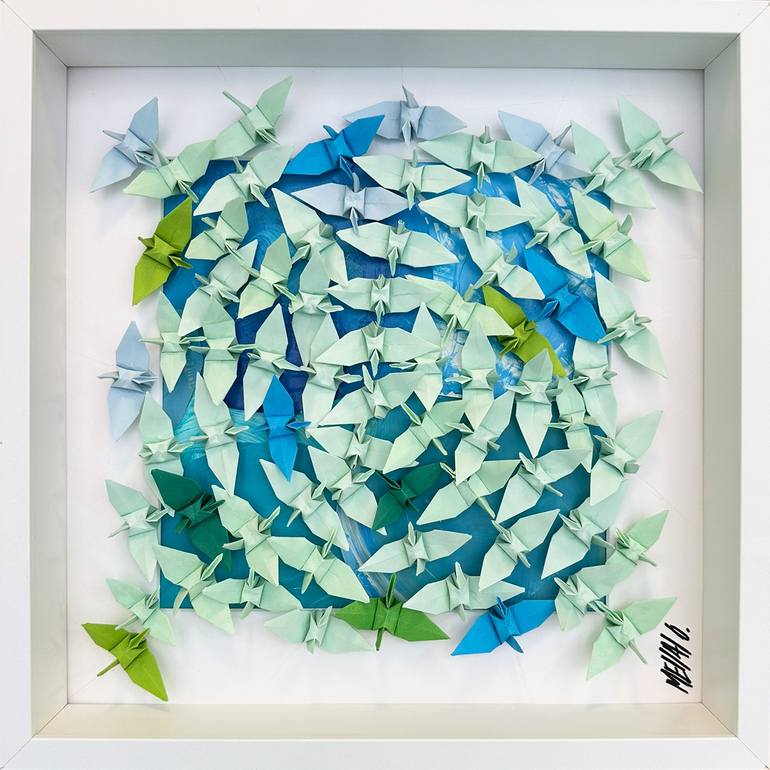 Original Fine Art Animal Collage by Olivier Messas